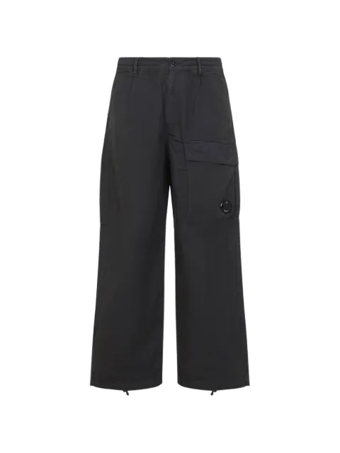 C.P. Company Micro-Reps boxy leg pocket Lens pants Black 20CMPA126A110325G921