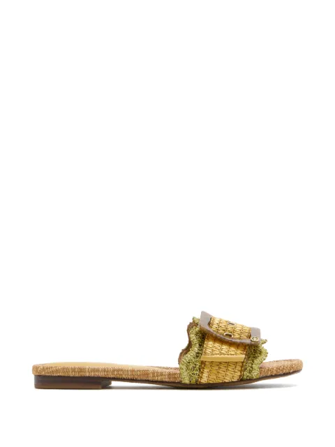 Sam Edelman buckle raffia sandals Neutrals I5216M7