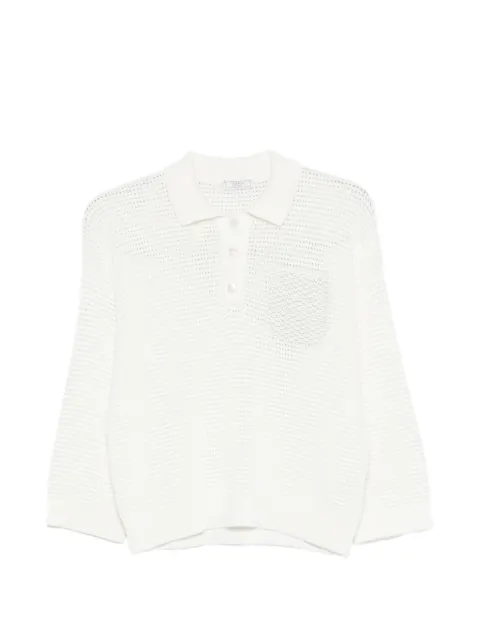 Peserico knitted polo shirt White A99086F079312B