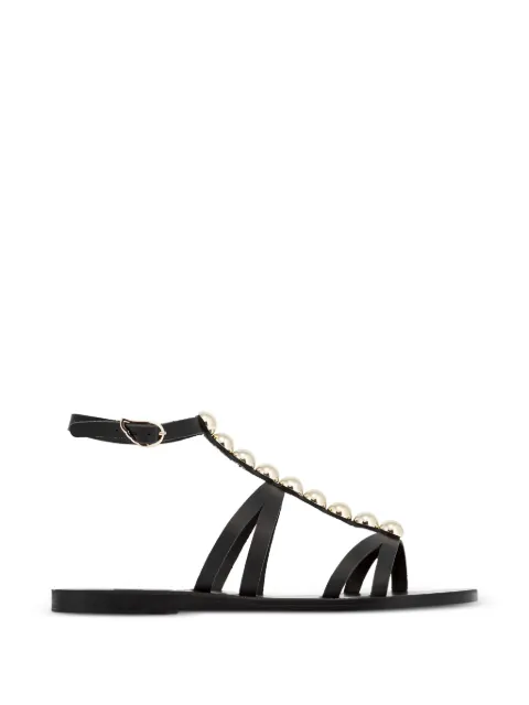 Ancient Greek Sandals Akrivi stud-embellished sandals Black AKRIVIVACHETTA