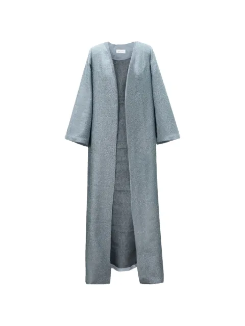 Gemy Maalouf open loose-cut coat Blue GMCP257576KM