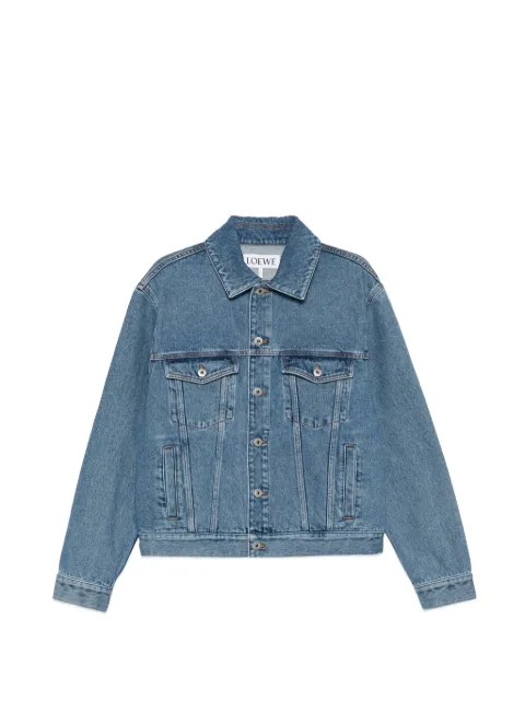 LOEWE button flap pocket jacket Blue H526Y50X32