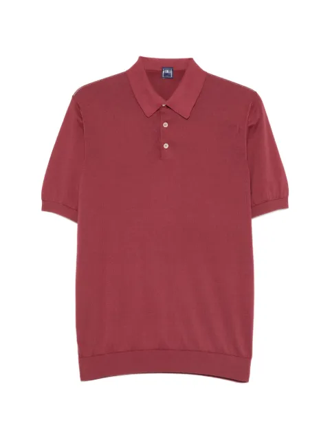 Fedeli short-sleeve polo shirt Red MU0D5910