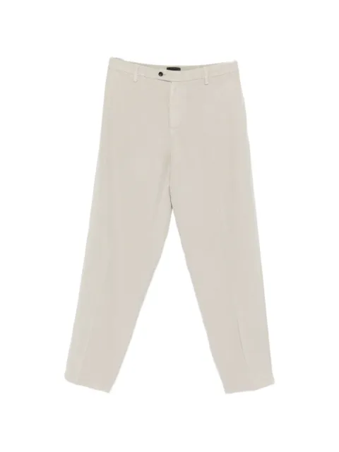 DONDUP Maison Soft straight trousers Neutrals UP692CF0197U