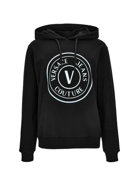 Versace Jeans Couture printed hoodie Black 80GAIE03CF00E