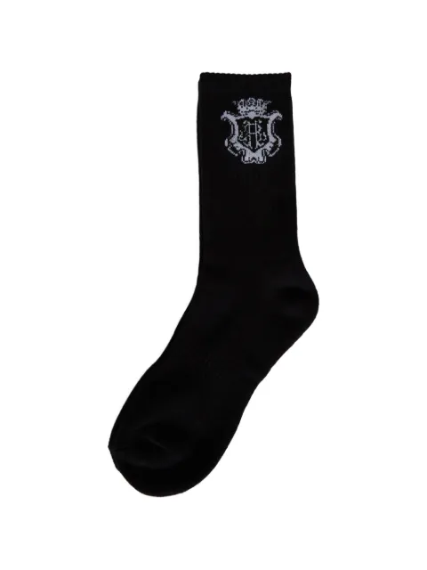 RHUDE logo-embellishment socks Black RHPS26SO01750