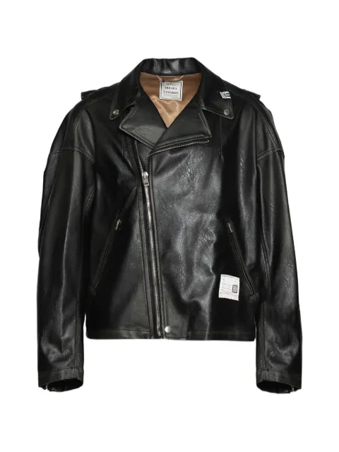 Maison MIHARA YASUHIRO zip cotton jacket Black A16BL071