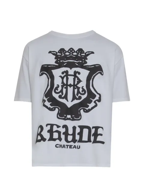 RHUDE oversized crest T-shirt White RHPS26TT08012