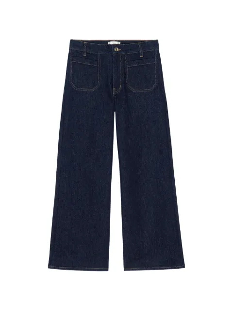 FRAME Le Slim Palazzo Modernist Pocket denim jeans Blue LSPIP814
