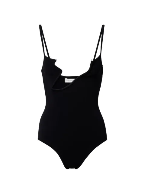 Christopher Esber Odessa Arced knitted bodysuit Black 25041219BLACK