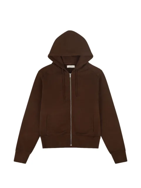 ENTIRE STUDIOS zip-fastening hooded sweatshirt Brown ESSS26HO010126235