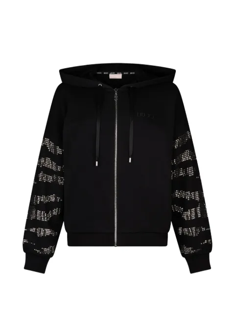 LIU JO appliqué-detail hoodie Black TA6309FS00222222
