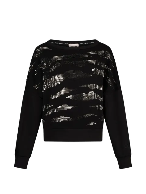 LIU JO sweatshirt with appliqués Black TA6191FS00222222