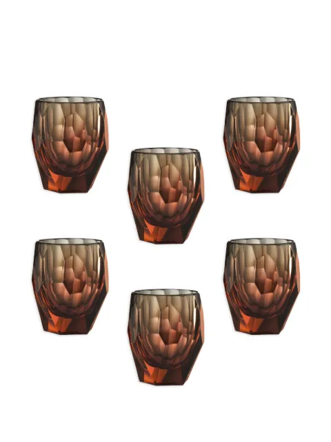 Mario Luca Giusti Super Milly glasses (set of six) Orange HBIKTUM16