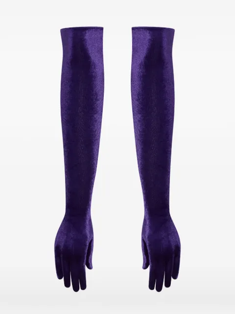 Maison Close x Scandale Rococo opera gloves Purple 564343