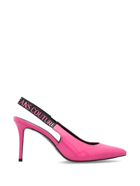 Versace Jeans Couture logo-strap pumps Pink 80VA3S52ZS859