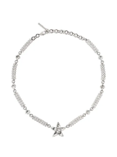 Alessandra Rich star-charm necklace Silver FABA3310J0004