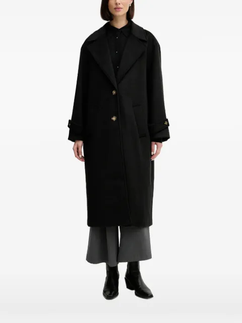 Pedro Del Hierro buttoned coat Black 7522239