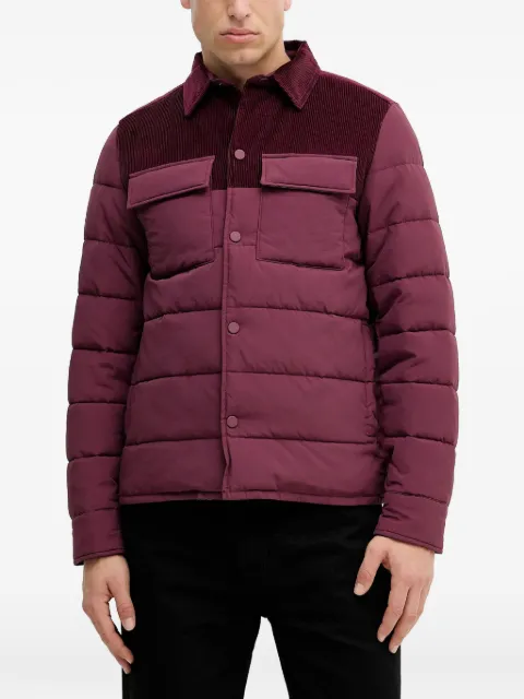 Benetton corduroy padded jacket Purple 2RWLUN06V