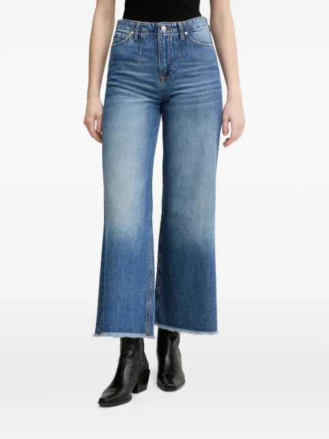 Joop! frayed wide-leg jeans Blue 30101528