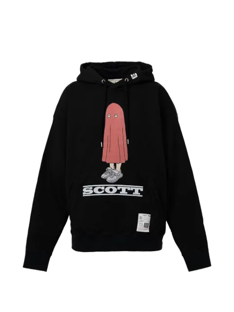 Maison MIHARA YASUHIRO printed hoodie Black A15HD653BLACK