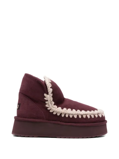 Mou Moni platform boots Purple FW681000A