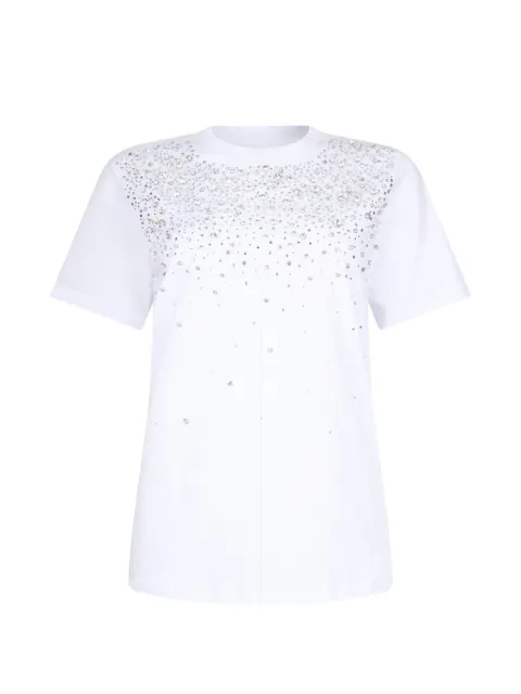 LIU JO T-shirt with rhinestones White CA6193J386811111