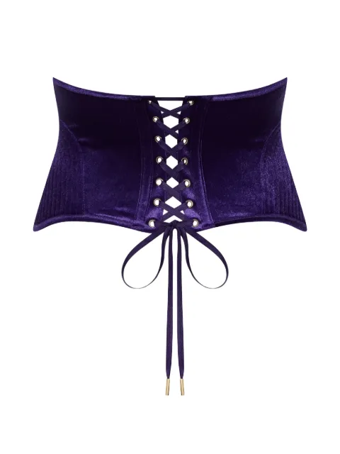 Maison Close x Scandale Rococo waist cincher Purple 564330