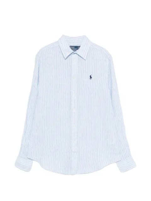 Polo Ralph Lauren striped long-sleeve shirt Blue 211A96158003