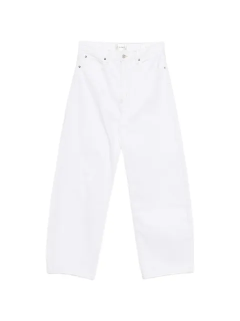 FRAME The Bow high-waisted jeans White 2058728