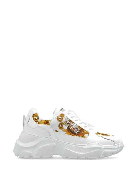 Versace Jeans Couture Baroque lace-up sneakers White 80VA3SC7ZSD94