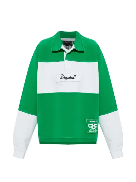 DSQUARED2 D2 College Rugby fit sweatshirt Green S75GU0632D25028