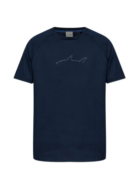 Paul & Shark logo-detail T-shirt Blue 26411033