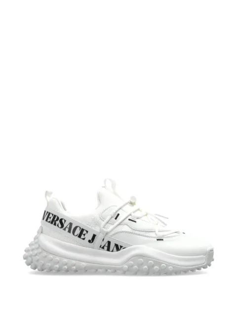 Versace Jeans Couture logo-lettering lace-up sneakers White 80YA3SN2ZSE10