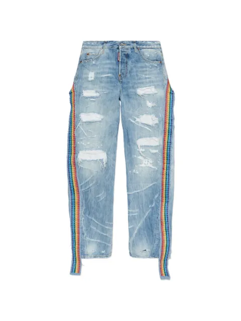 DSQUARED2 loose fit twist jeans Blue S75LB1141D30011