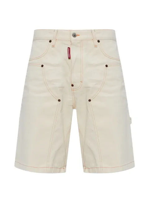 DSQUARED2 stitching shorts White S71MU0883D35490