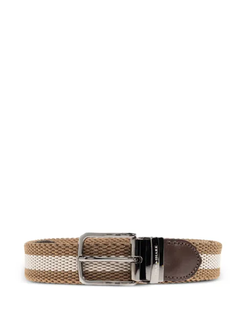 Paul & Shark striped woven belt Neutrals 14316006