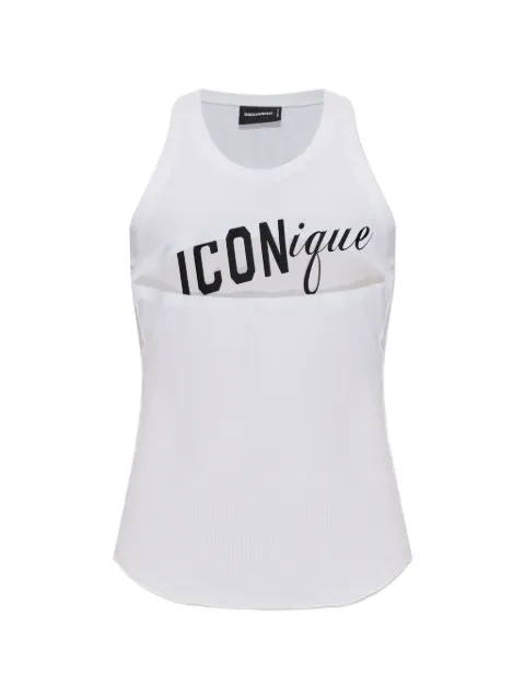DSQUARED2 cut-out vest White S78NL0037S24623