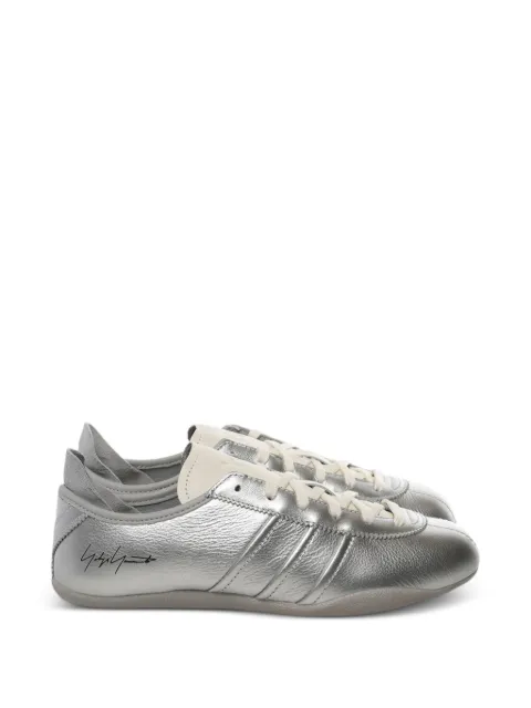 Y-3 Y-3 Tokyo metallic-leather sneakers Silver KI4349