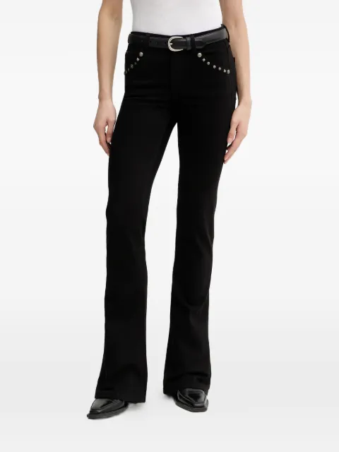 Miss Sixty studded-detail flared jeans Black 6S4JJ0780A