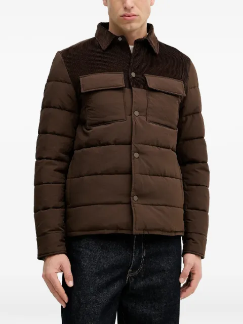 Benetton corduroy panelled jacket Brown 2RWLUN06V