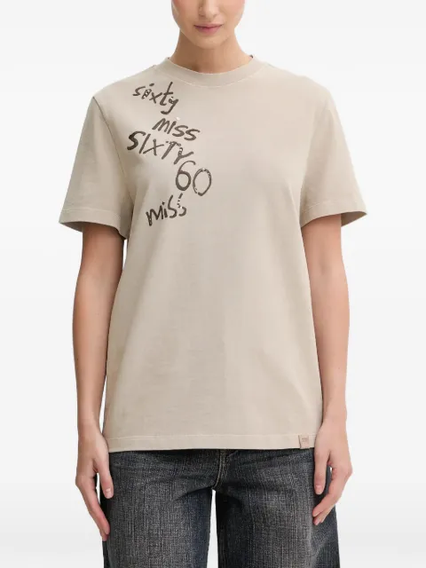 Miss Sixty embroidered t-shirt Neutrals 6S4SJ15400