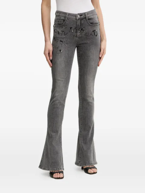 Miss Sixty front-embellished flared jeans Grey 6S4JJ00100