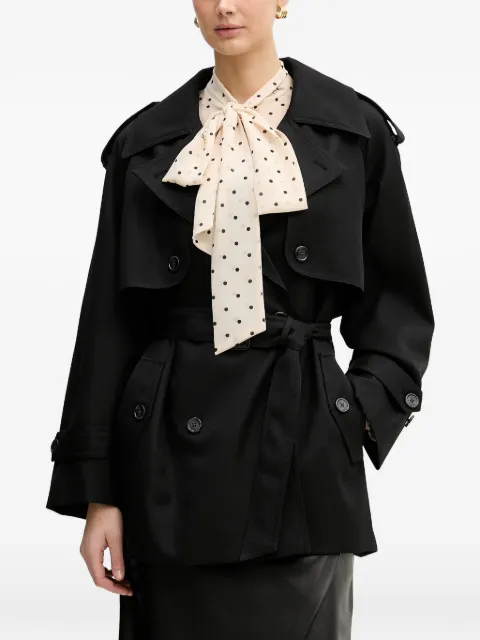 Joop! double-breasted trench coat Black 30101902