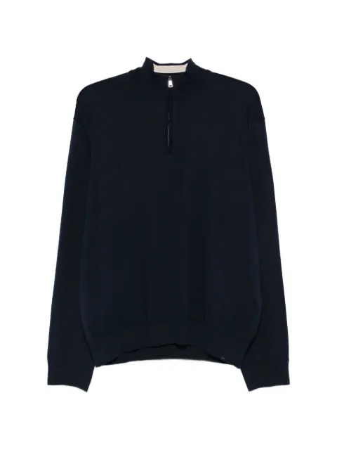 Paul & Shark zip mock-neck sweater Blue 26411623