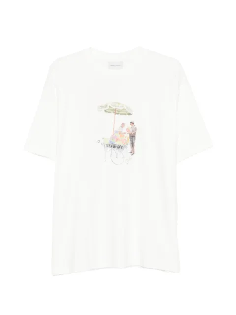 Drôle De Monsieur Fleuriste T-shirt White KTS310CO002OW
