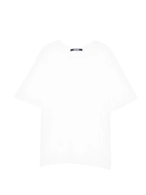 Jacquemus pleated T-shirt White TOW00896AJ00260