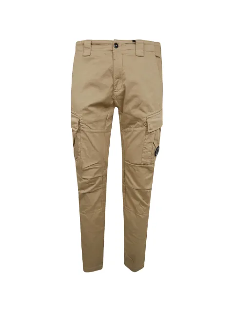 C.P. Company logo-label cargo pants Neutrals 20CMPA743A005694G328