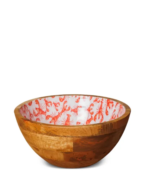 Chehoma lobster-print bowl Brown 40118