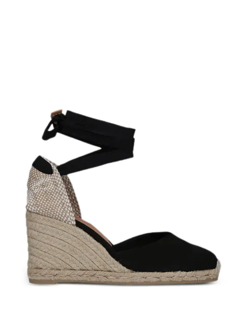 Castañer Carina wedged espadrilles Black 020961